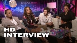 Baggage Claim: Affion Crockett, Lala Anthony, Adam Brody & Jill Scott Official Interview| ScreenSlam