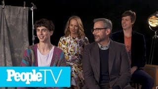 Timothee Chalamet Freaked Out About Working With Steve Carell & Amy Ryan | TIFF 2018 | PeopleTV