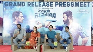 Maha Samudram Grand Release Press Meet | Sharwanand | Siddharth | Aditi Rao Hydari