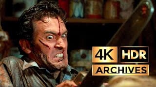 Evil Dead 2 |4K-HDR| Linda's Head - Jump Scare Scene (1987)