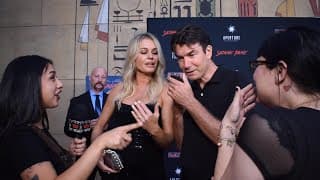 SATANIC PANIC RED CARPET: Talking with Rebecca Romijn, Jerry O'Connell, Ruby Modine, Lin Shaye...