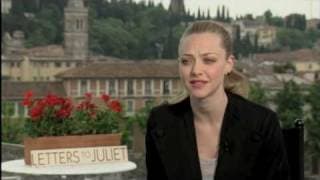 Amanda Seyfried talks about 'Letters to Juliet'