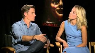 Annabelle: Ward Horton & Annabelle Wallis Exclusive Interview talks Film Appeal | ScreenSlam