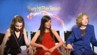 Interview Part 1 with Lil Woods, Eros Vlahos and Rosie Taylor for Nanny McPhee Returns