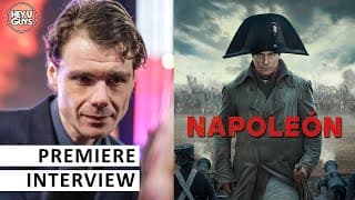 Napoleon Premiere - Matthew Needham on the intensity and alluring quality of director Ridley Scott