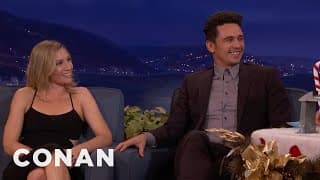 James Franco & Ari Graynor On The Insane Sex Scenes In "The Room" | CONAN on TBS