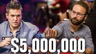 I'm Sitting Next To DANIEL NEGREANU?! $5,000,000 Up Top!