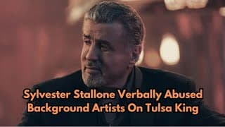 Sylvester Stallone Verbally Abused Background Artists On Tulsa King Season 2. Craig Zisk, Paramount