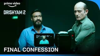 Vijay Salgaonkar's Final Confession | Drishyam 2 | Ajay Devgn | Prime Video India