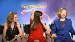Interview Part 2 with Lil Woods, Eros Vlahos and Rosie Taylor for Nanny McPhee Returns