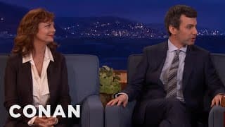 Nathan Fielder Brought Susan Sarandon As A Back-Up Guest | CONAN on TBS