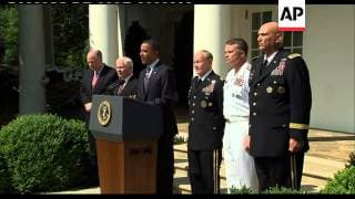 Obama picks Martin Dempsey as chairman, Joint Chiefs of Staff
