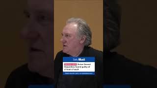 Actor Gérard Depardieu found guilty