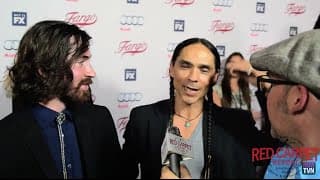 Zahn McClarnon, "Hanzee Dent" at FX’s Fargo Red Carpet Premiere Event #FargoFX
