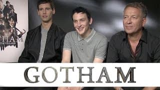 Cory Michael Smith, Robin Lord Taylor and Sean Pertwee Gotham Interview (HD)