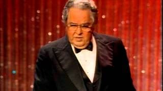 Albert R. Broccoli receiving the Irving G. Thalberg Memorial Award