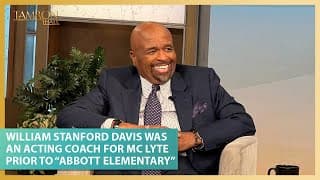William Stanford Davis Was An Acting Coach For MC Lyte Prior to “Abbott Elementary” Success