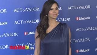 "Act of Valor" Los Angeles Premiere Arrivals Roselyn Sanchez, Tim Tebow, Nestor Serrano