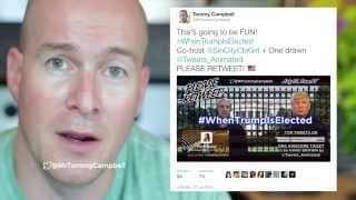 Tommy Campbell's #WhenTrumpIsElected Hashtag on KTLA and in the News