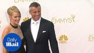 Matt LeBlanc and Andrea Anders at the Emmy Awards - Daily Mail
