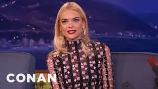 Jaime King Took An Uber To Give Birth | CONAN on TBS
