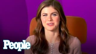 Alexandra Daddario & Logan Lerman Stay Busy Between Takes | People