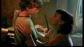 Set photos- Diana Scarwid, Phil Devona, and the kids