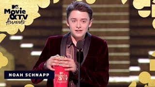 Noah Schnapp Accepts the Award for Most Frightened Performance | 2018 MTV Movie & TV Awards
