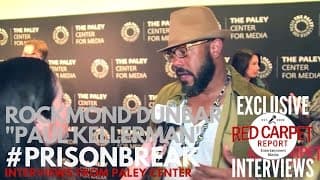 Rockmond Dunbar interviewed at FOX's Prison Break S5 Paley Center Event & Panel