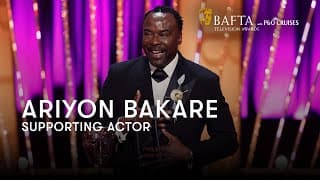 Ariyon Bakare wins Supporting Actor for Mr Loverman | BAFTA TV Awards 2025