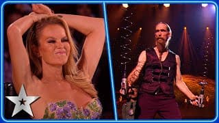 More TWISTED stunts from dangerman, Andrew Stanton! | Semi-Finals | BGT 2023