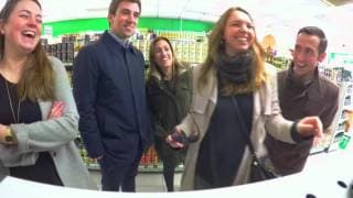 Talking Bottle Pranks Shoppers, with Actress Sally Phillips