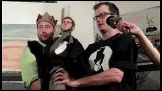 Kevin McTurk with Puppet From His Upcoming Film "The Mill At Calder's End"