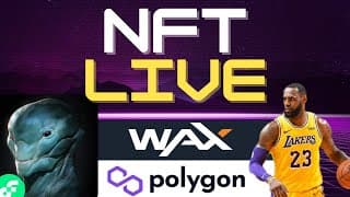 NFT Live - Ben Mauro VIV3 "Evolution" Interview, NBA Top Shot, Polygon $MATIC, WAX Updates