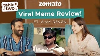 Actor Ajay Devgn reacts to his Most Viral Memes 🤣 | Sahiba Bali | Zomato
