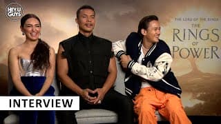 The Lord of the Rings The Rings of Power - Nazanin Boniadi, Ismael Cruz Córdova & Tyroe Muhafidin