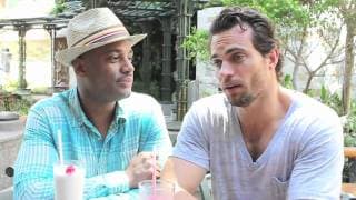 Charles Malik Whitfield and Scott Elrod Have a Chat in Central Park on Allure of the Seas