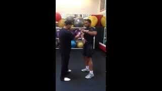 Darrell Foster training Chiwetel Ejiofor