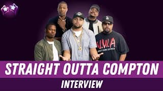 Straight Outta Compton Cast Interview: Ice Cube, O’Shea Jackson Jr, Jason Mitchell, Corey Hawkins