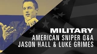 American Sniper Q&A with Screenwriter Jason Hall, Actor Luke Grimes and more.