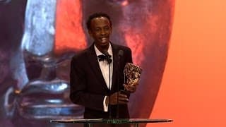 Barkhad Abdi wins Best Supporting Actor Bafta - The British Academy Film Awards 2014 - BBC