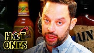 Nick Kroll Delivers a PSA While Eating Spicy Wings | Hot Ones