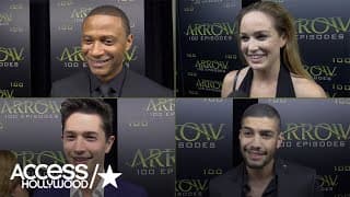 'Arrow': David Ramsey, Caity Lotz, Joe Dinicol & Rick Gonzalez On The Crossover | Access Hollywood