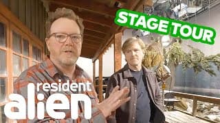 Stage Tour With Creator Chris Sheridan & Director Robert Duncan McNeill | Resident Alien | SYFY