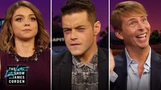 Red Carpet Poses w/ Rami Malek, Sarah Hyland & Jack McBrayer