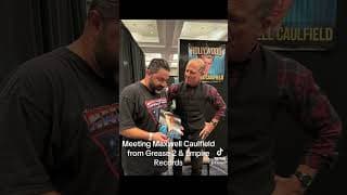 Meeting Maxwell Caulfield from Grease 2 & Empire Records  #Grease2 #empirerecords #hollywoodshow