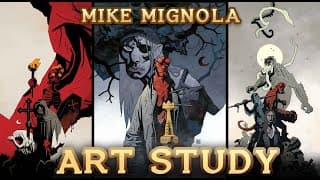 Mike Mignola Art Techniques   Art Study