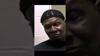 Michael K. Williams with the REAL Omar Little : Season 4 of The Wire.