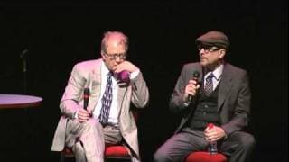 School of Theater alumni Terry Kinney and Jeff Perry at Founders Day