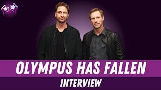 Gerard Butler & Aaron Eckhart Interview on Olympus Has Fallen | Behind the Scenes